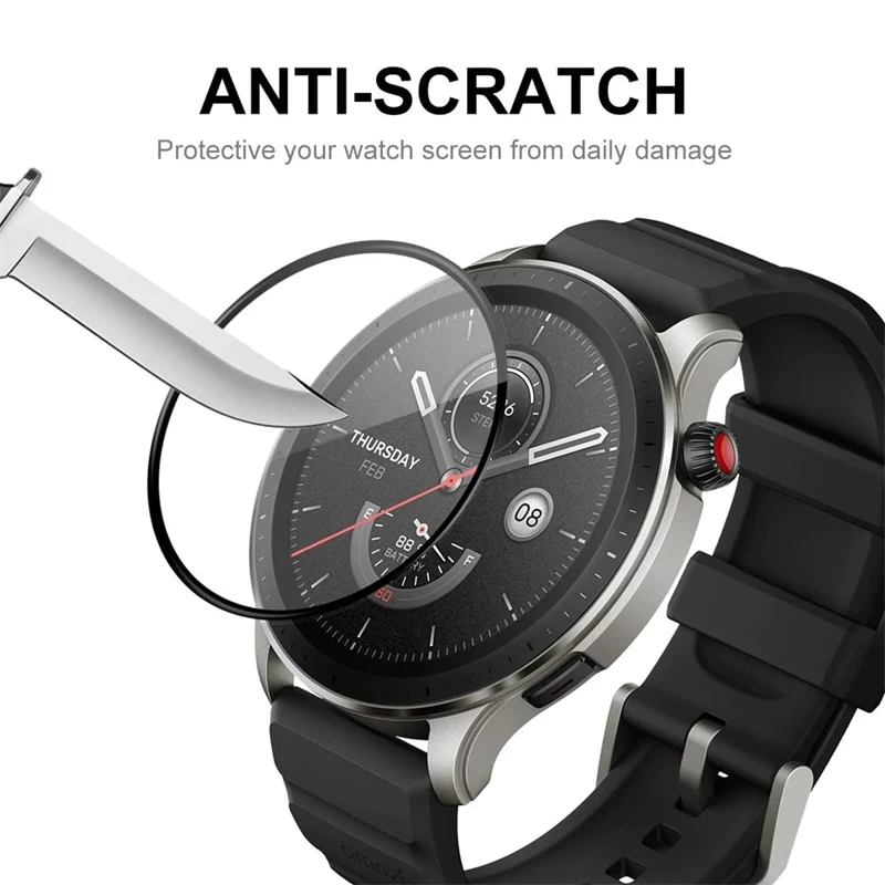 1-3PCS Protective Films For Amazfit GTR 4 Screen Protector 3D Curved Anti-Scratch Cover For Huami Amazfit GTR 4 Film Accessories