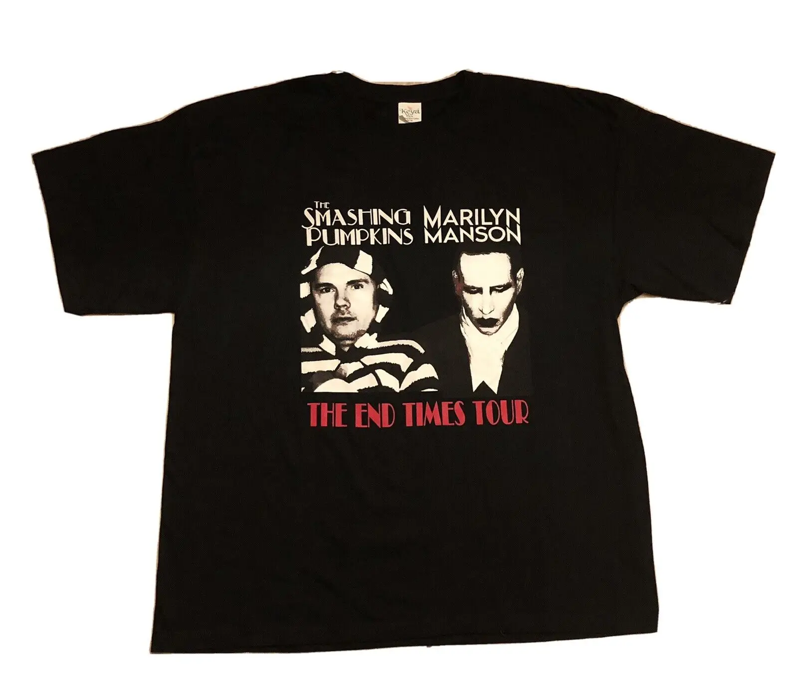 Rare 2015 Marilyn Manson The Smashing Pumpkins End Times Tour T Shirt Xl