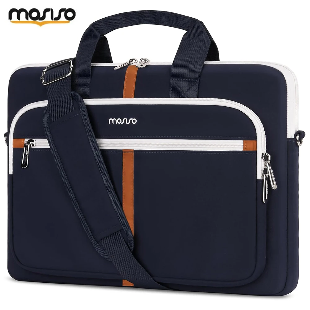 

Сумка-портфель для ноутбука 15, 15.6, 16 дюймов для MacBook Air Pro M4 M3 M2 M1, HP, Dell, деловая сумка-чехол для переноски ноутбуков