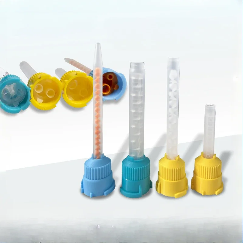 

Dental Double Curing Resin Injection Head Printing Film Light Body Delivery Head Mixing Head Mixing Tube Injection Save Material