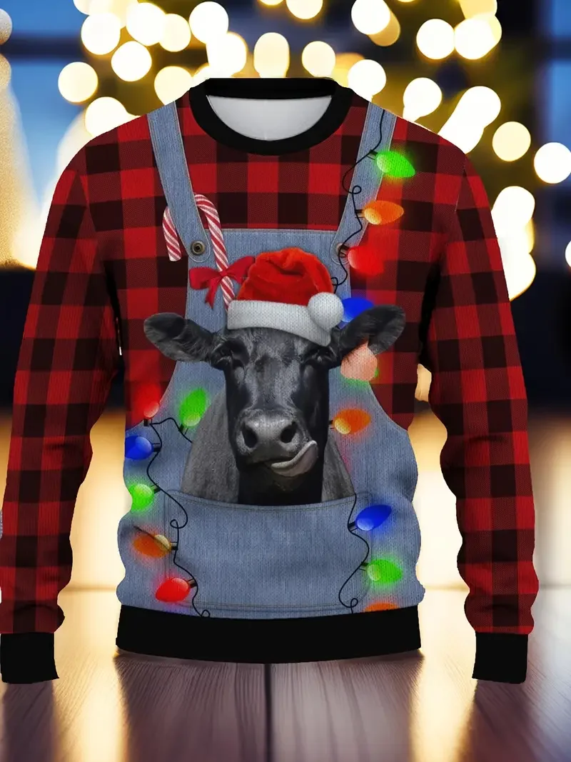 Ugly Christmas round-neck swea - огляд і ціна 3D Printing Xmas