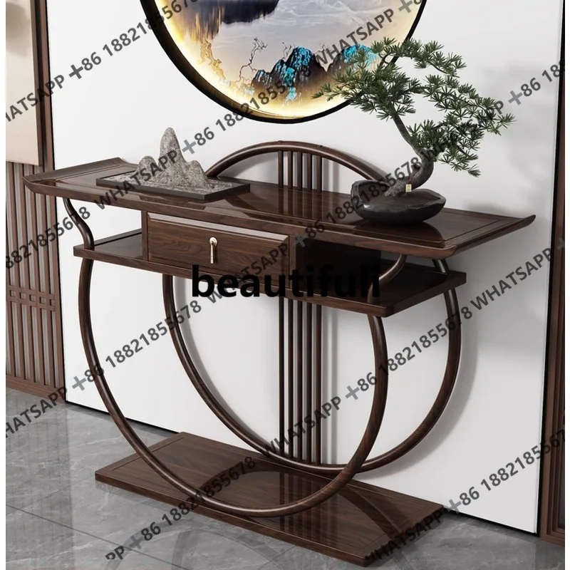 

Дома из черного дерева у стены, стол для гостиной, шкаф для крыльца из массива дерева