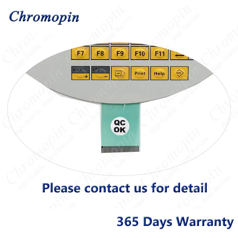 Membrane Keypad Keyboard Switch for VCH08.2EKB-064ET-A1D-064-ES-E3-PW Membrane Button Keyboard