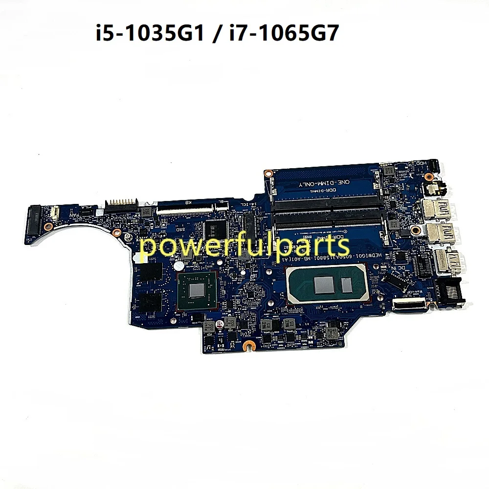 Placa-mãe para HP 240 G7 240 G8 14-S-CF 14-CK 6050A3158801-MB-A01 com CPU i5-1035G1 i7-1065G7 e Gráficos AMD Integrados, Funcionando Perfeitamente