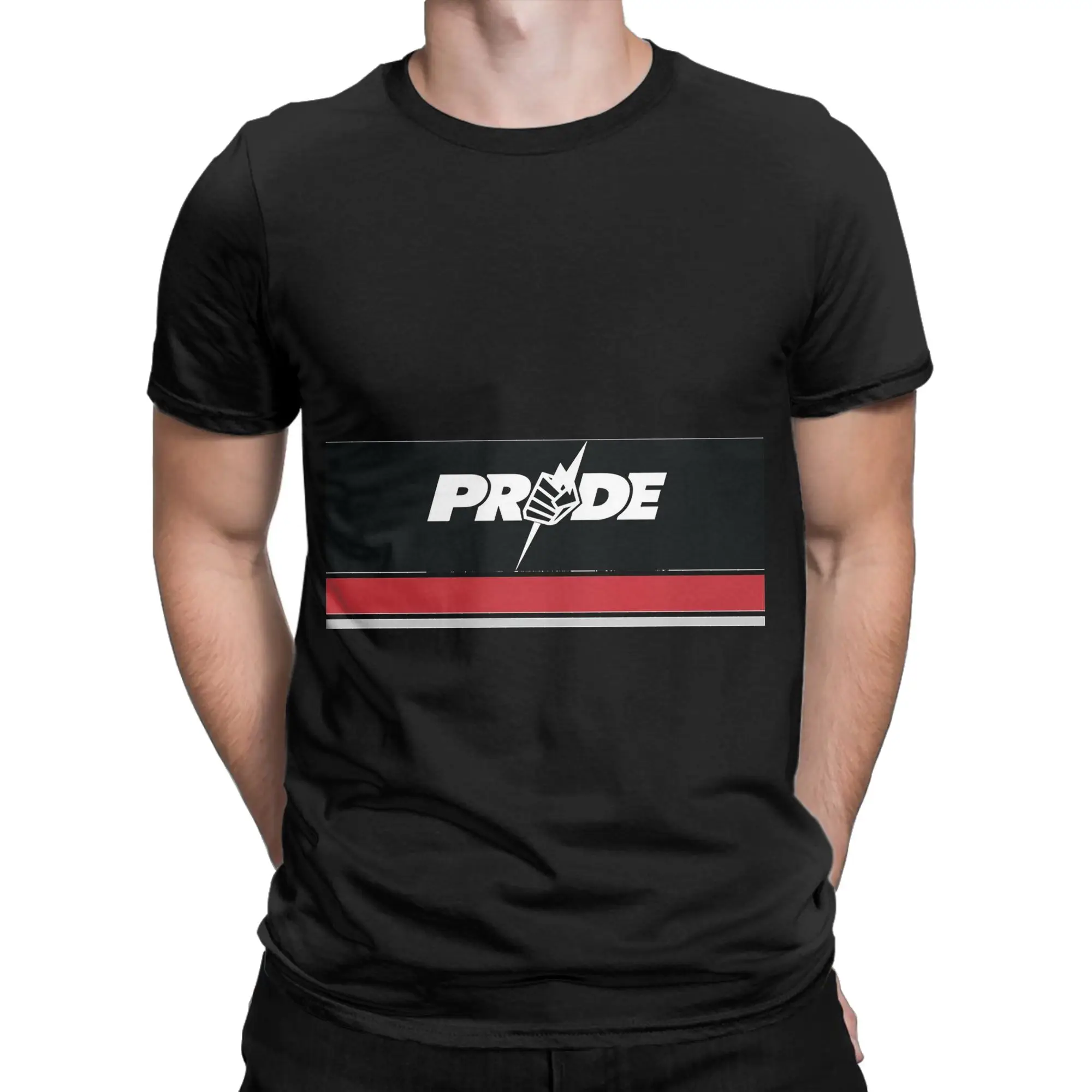 Pride FC Japan Novelty Graphic 100% Cotton T-Shirt Pride FC Tops Tees For Men