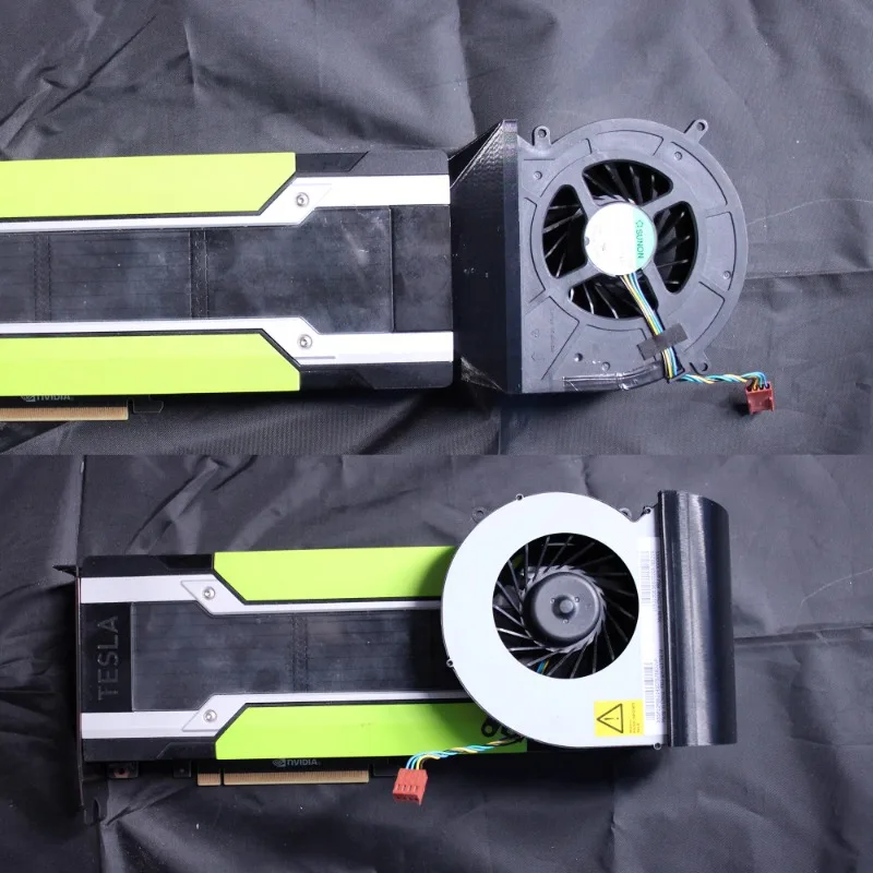 بطاقة الرسومات K80 تعديل تبديد الحرارة النشط K20/K40/M60 بطاقة الرسومات بالوعة الحرارة