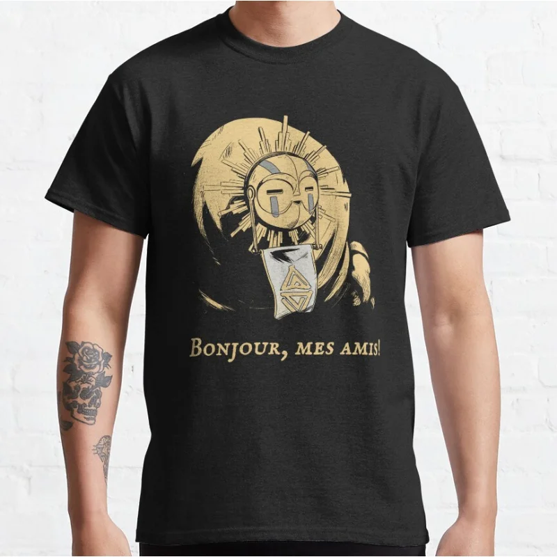 

Clair Obscur Expedition 33 Esquie Gamer Vintage 90s Dark Fantasy video game T-shirt Gift for Gamer Large size Adult Tops S-6XL