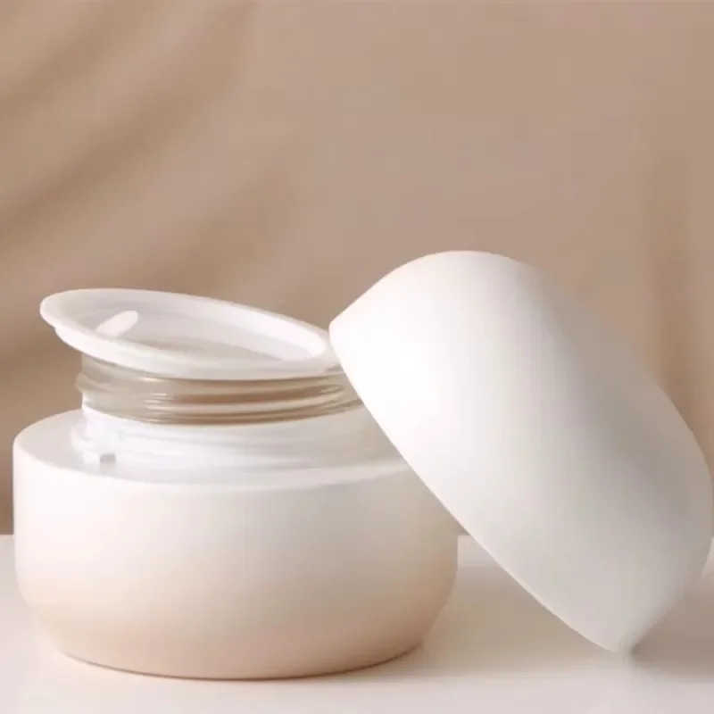 6pcs/set 50g Cream Jar 30-120ml Lotion Pump Bottle Perfume Toner Spray Bottle Glass Press Empty Container Travel Wholesale