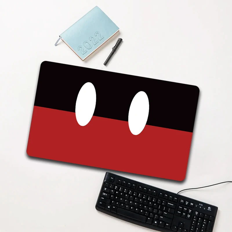 

Disney Black Red Mickey Ear Silhouette Mouse Pad Large Non-slip Waterproof Desk Mat for Laptop Office