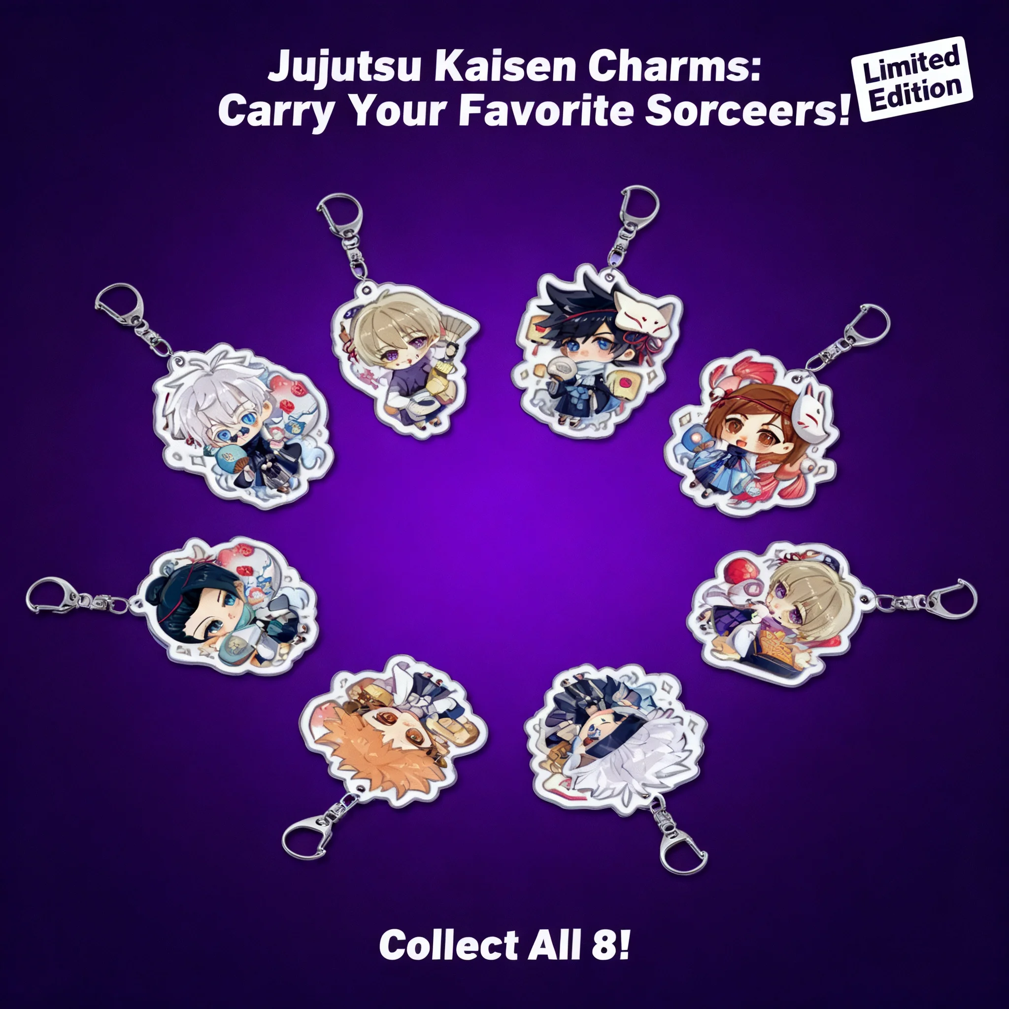 

Jujutsu Kaisen Yuji Itadori Acrylic Keychain Anime Merchandise Pendant Accessory Customizable In Stock Fast Shipping Layered