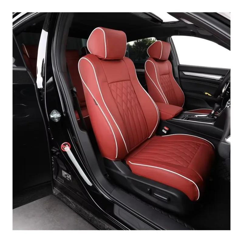 

Custm Size Car Seat Cover High Quality Nappa Leather Four Seasons Car Seat Covers Full Set Luxry for Toyota for Ford