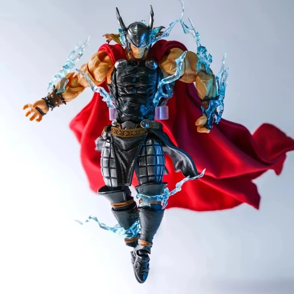 

Ac Toys Kaiyodo Revoltech Thor Joint Enhanced Version Action Figure Thors Ko Anime Figure Birthday Desktop Decoration Model Gift