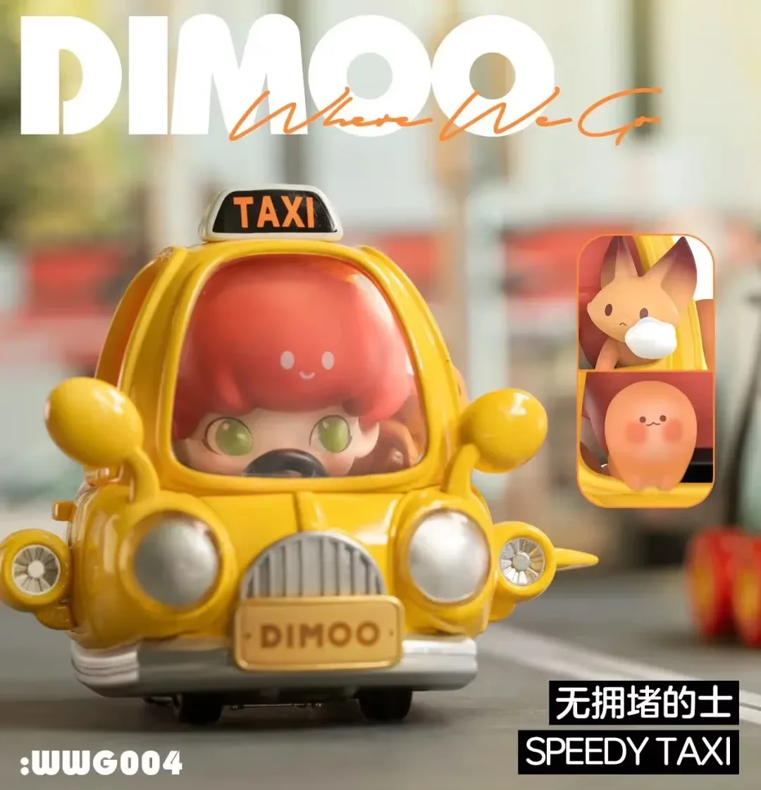 

POP MART Dimoo Where We Go Series Blind Box Toys Guess Bag Mystery Box Mistery Caixa Action Figure Surpresa Cute Model Birthday