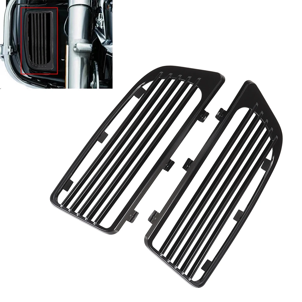 Motorrad paar Chrom Kühler grills untere Verkleidung für Harley Touring mit wasser gekühlten Systerm Modellen 2010-2016 2014 2022