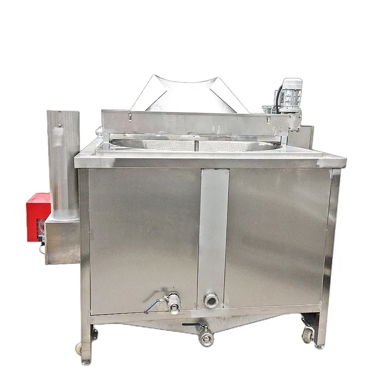 Large Capacity Restaurant Gas Fryer 20kg 50kg 100kg Bacon Fryer Machine with Automatic Stirring