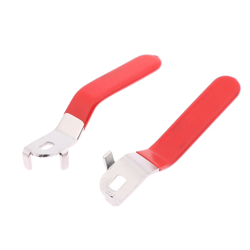 1pcs Valve Handle Lever Handle Iron Chrome Plated Replacement Quarter Turn With Plastic Grip Blue For DN20 Ball Valve