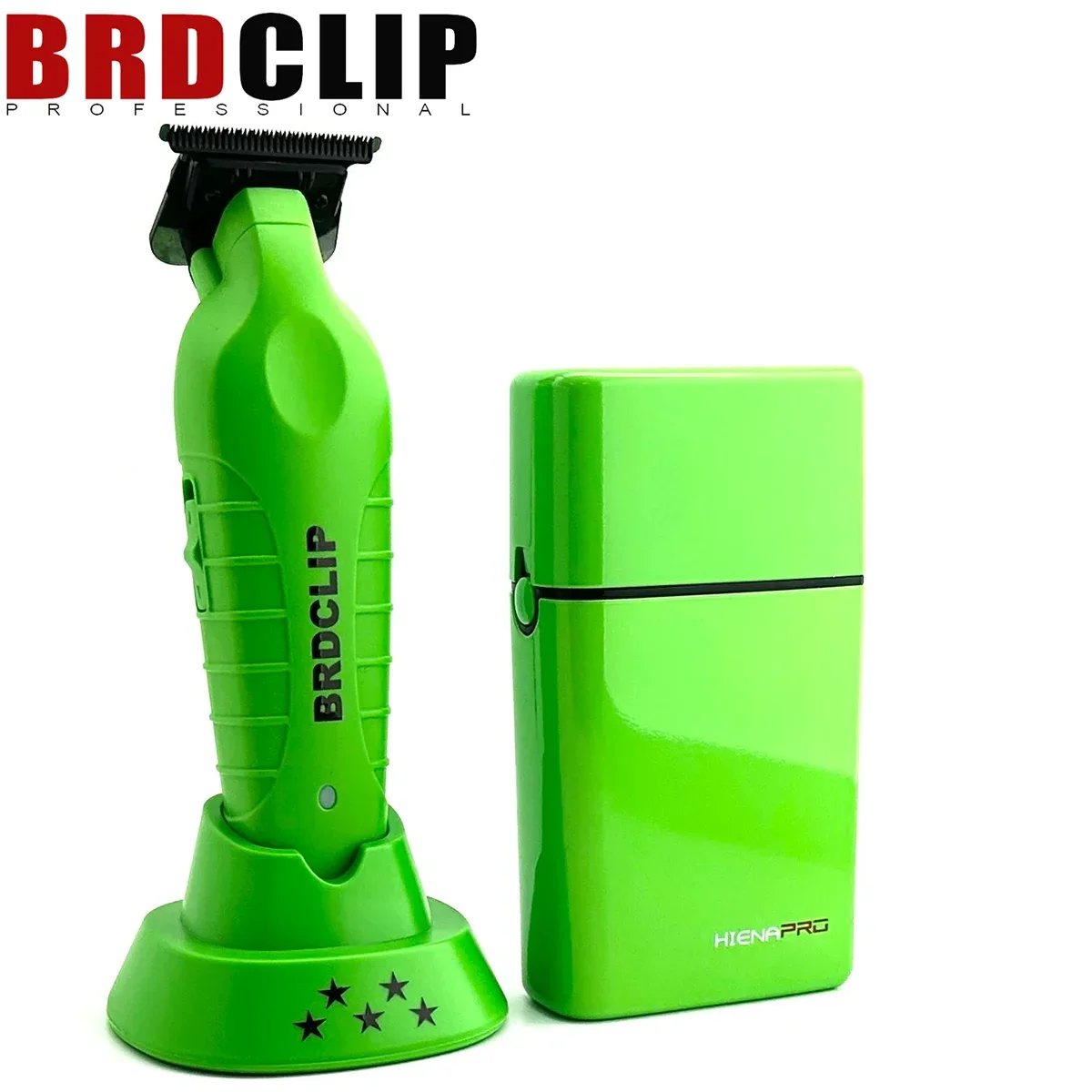 Professional BRDCLIP BL1T Green Set Hair Clipper 7800rpm Hair Trimmer Hair Cutting Machine Shaver Gradient Electric Push Tool