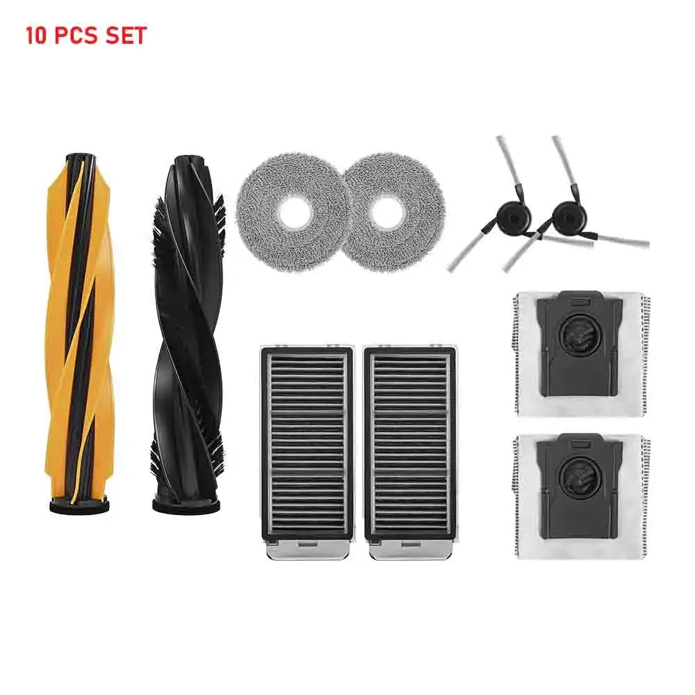 Dweildoeken Stofzakken voor Dreame X50 Pro/X50 Ultra/X50 Master/L40S Pro Ultra/L50 Pro Ultra/MOVA V50 Ultra Hoofd- en zijborstelfilters