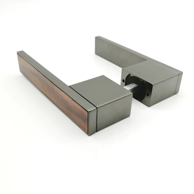 

Modern Zinc Alloy Design Pull Handle Black Color Luxury Door Handle for Door