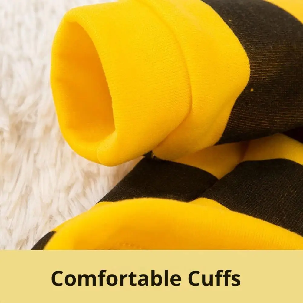 Bienen-Haustier-Hoodie Winter Warmer Fleece Hunde- und Katzenkostüm Cosplay Pullover Outfit für kleine und mittelgroße Welpen und Kätzchen für die Feiertage – Detail 13