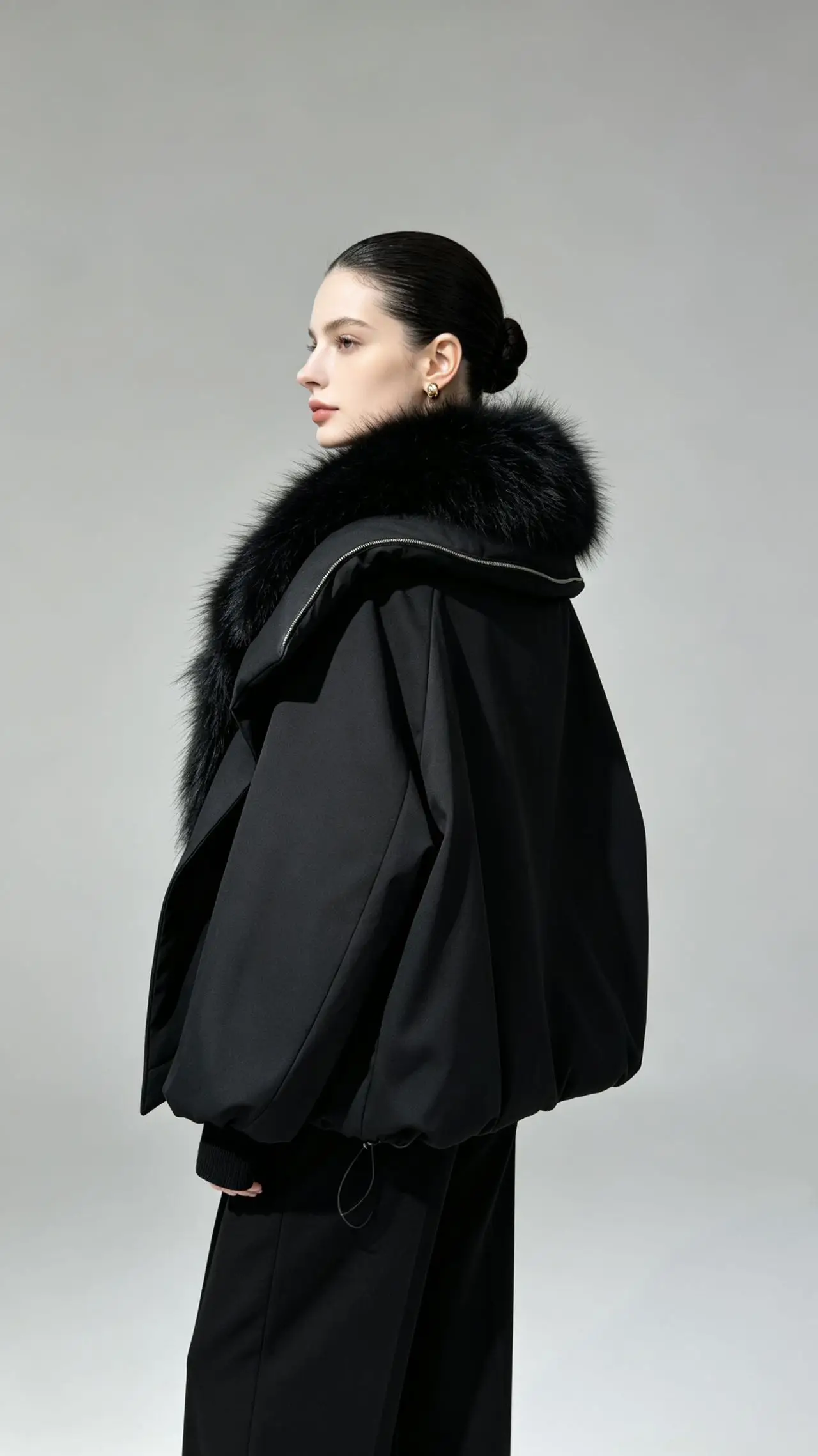 Lagabogy 2026 New Winter Jacket Women Large Real Fox Fur Collar Puffer Jacket Loose Warm Parkas Female 90% White Duck Down Coats