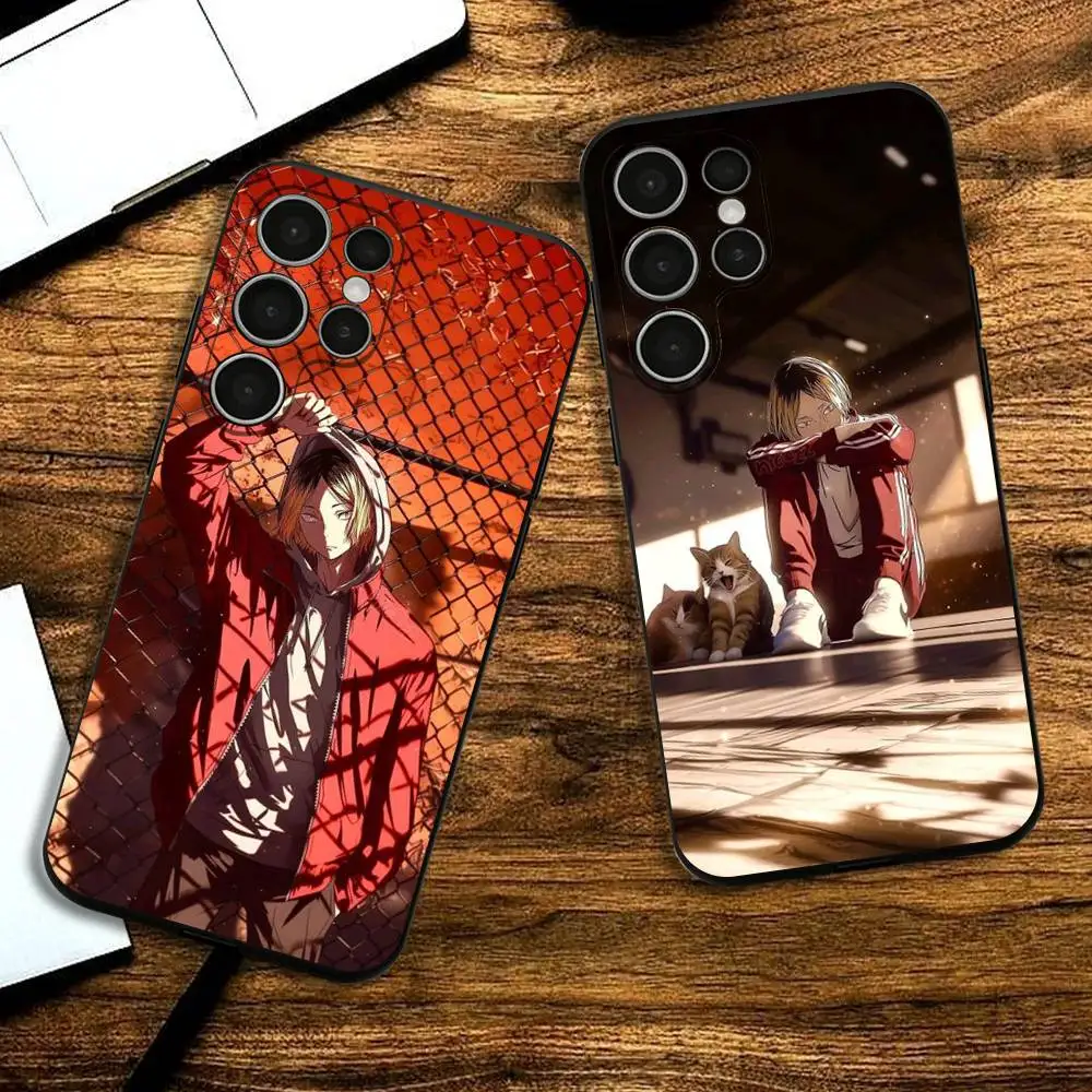 

Anime K-Kenma K-Kozume Silicone Case For Samsung S25,24,23,22,21,20 Plus Ultra 5G Lite Shockproof Cover