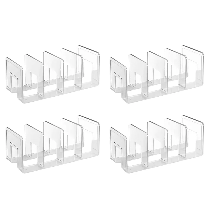 منظم رف الأحذية متعدد الطبقات من ABGE-Compact، 4 عبوات - تصميم عمودي موفر للمساحة، سهل التجميع لخزانة المدخل المنزلي St