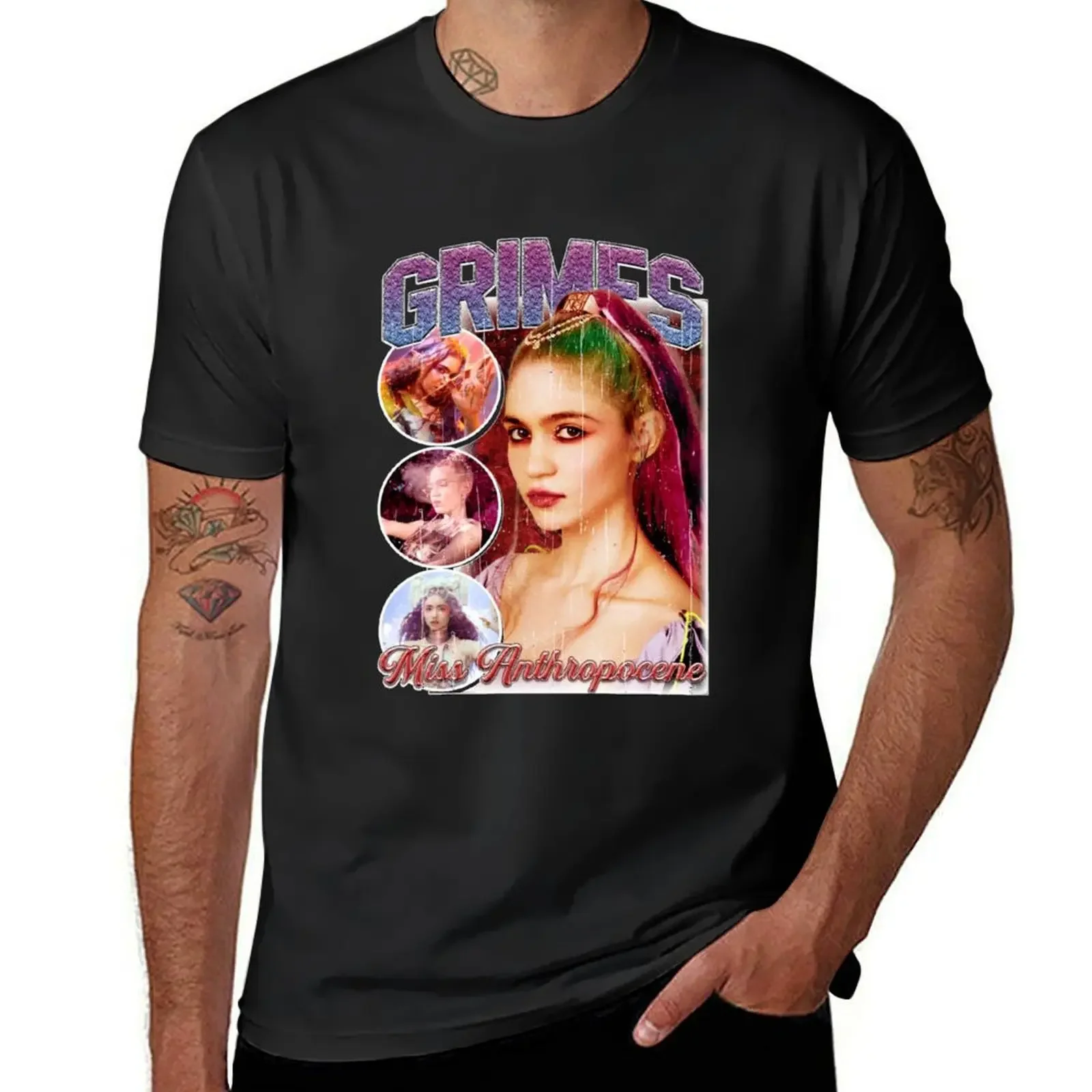 Grimes-Vintage-90's-BOOTLEG-Style T-Shirt sports fans sublime graphic t shirts mens graphic t-shirts hip hop