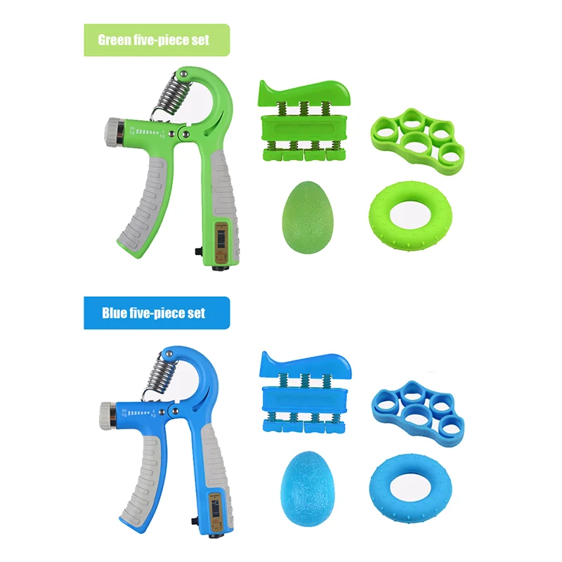 

2025 Grip Strength Trainer Forearm Hand Gripper Set Adjustable Hand Grip Strengthener for Muscle Building Injury Recover