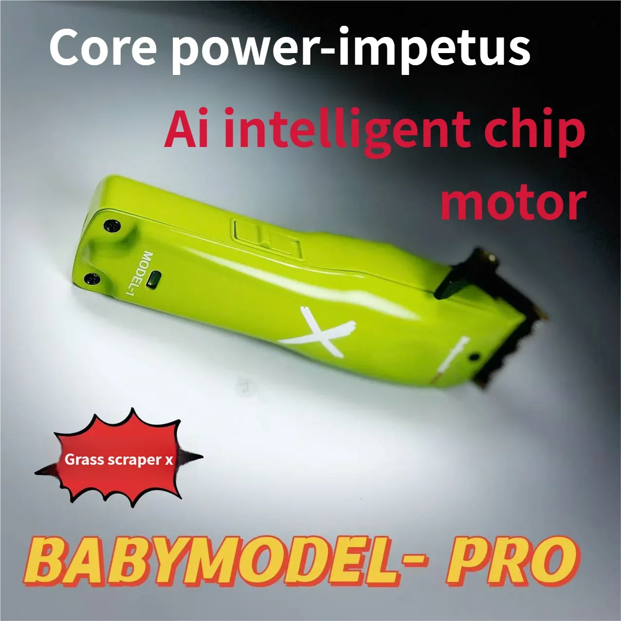 BaBymodel مقص الشعر المهنية 7500 دورة في الدقيقة محرك بدون فرشاة DLC المغلفة شفرات سبيكة المصمم الكنتوري المقص