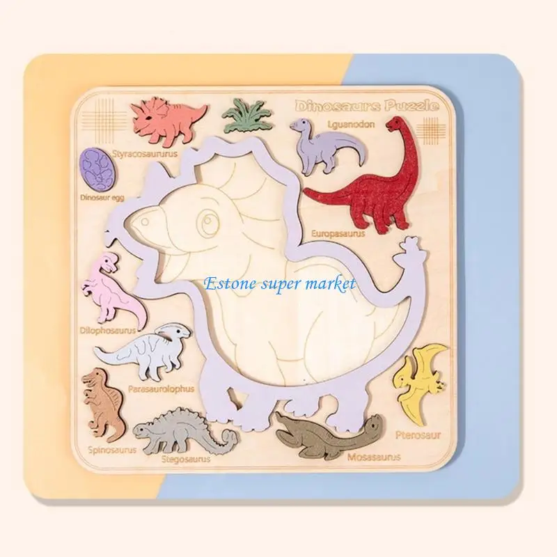 090b Toddler Animal Puzzle Matching Board Game Board Toy Kindergarten Givert Gift