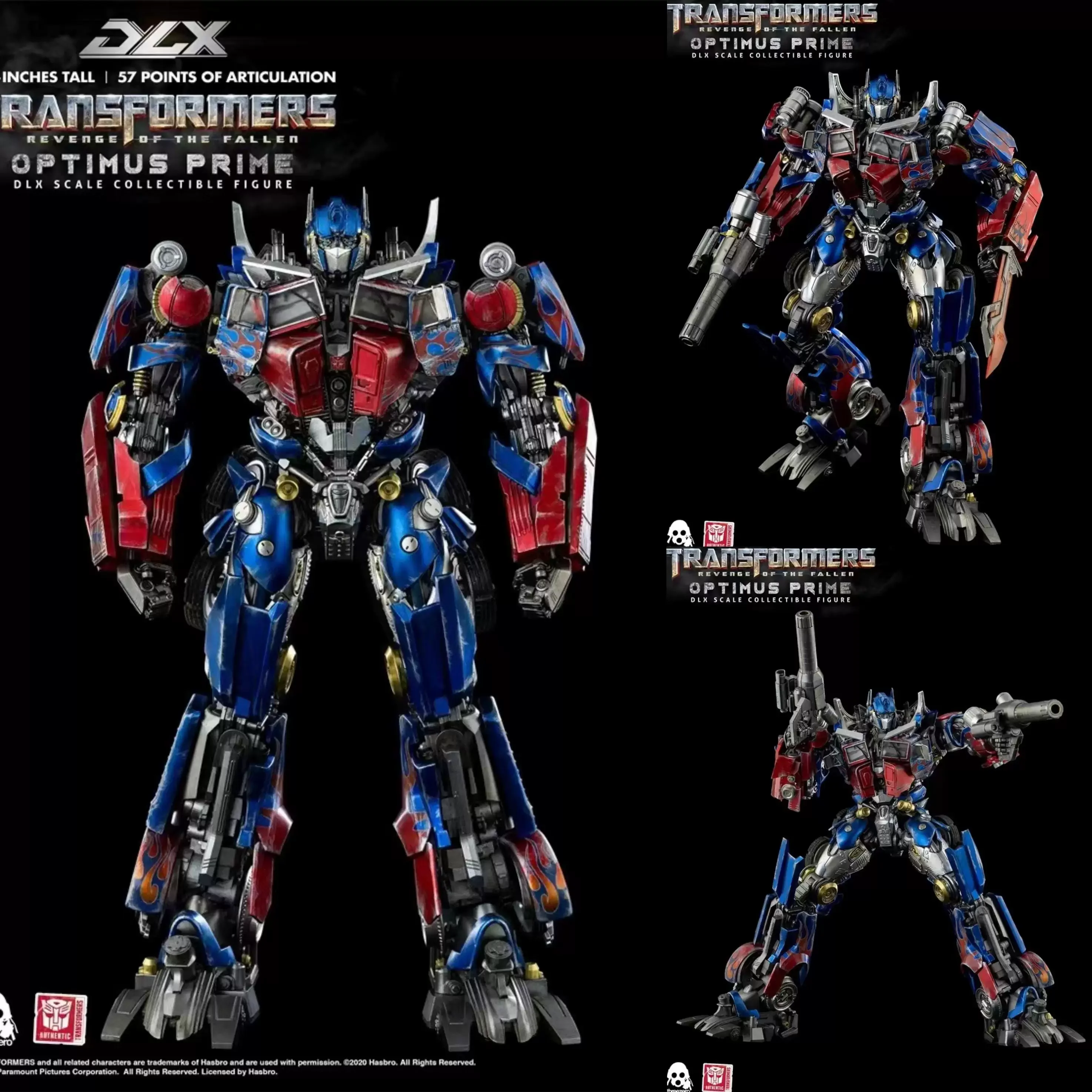 【In stock】Threezero 3A Transformers Optimus Prime DLX 3Z0163 11.2 Inches 28cm Autobot Action Figure Boys Collectible Toy