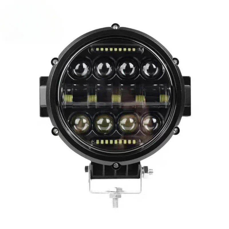 Novas luzes de condução LED de 7 polegadas com luzes diurnas, holofotes e lentes do para-choque dianteiro