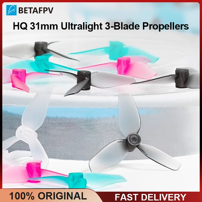 BETAFPV HQ 31mm 3‑Blade Props 1.0mm Shaft 4/16Pcs Multicolor For Meteor65 Meteor65Pro Air65 Tiny Whoop FPV Drone Spare Parts