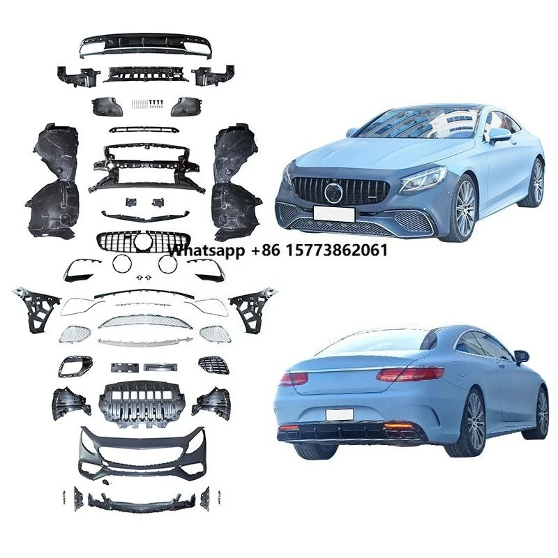 

2014-20Y C217 W217 S217 S500 S350 Upgrade to S65 Coupe Car Auto Body Kit System Accessories for S Class Coupe