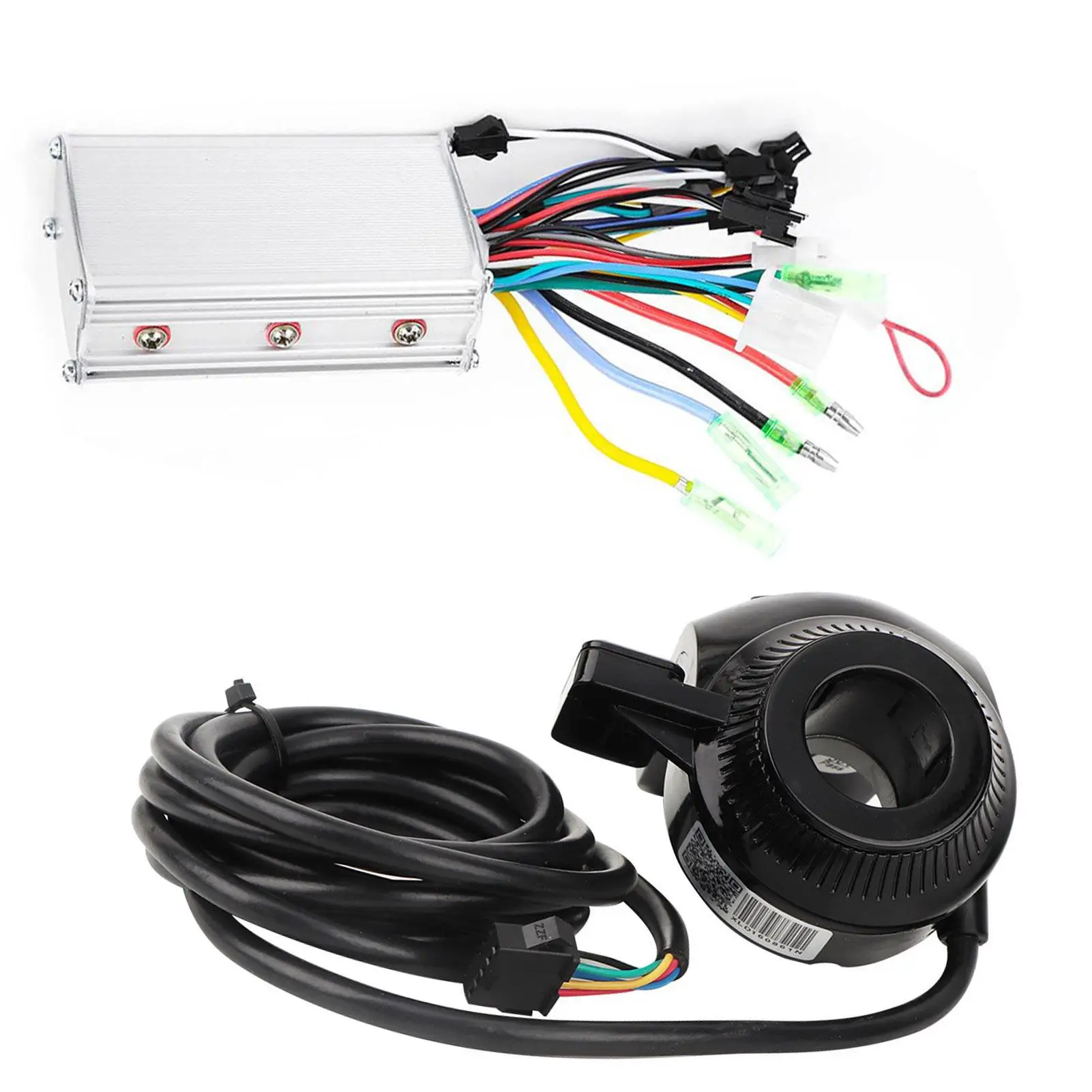 Electric Bike Motor Controller Kit with LCD Display for E-Bike & Scooter 24V/36V/48V/60V 350W Brushless System