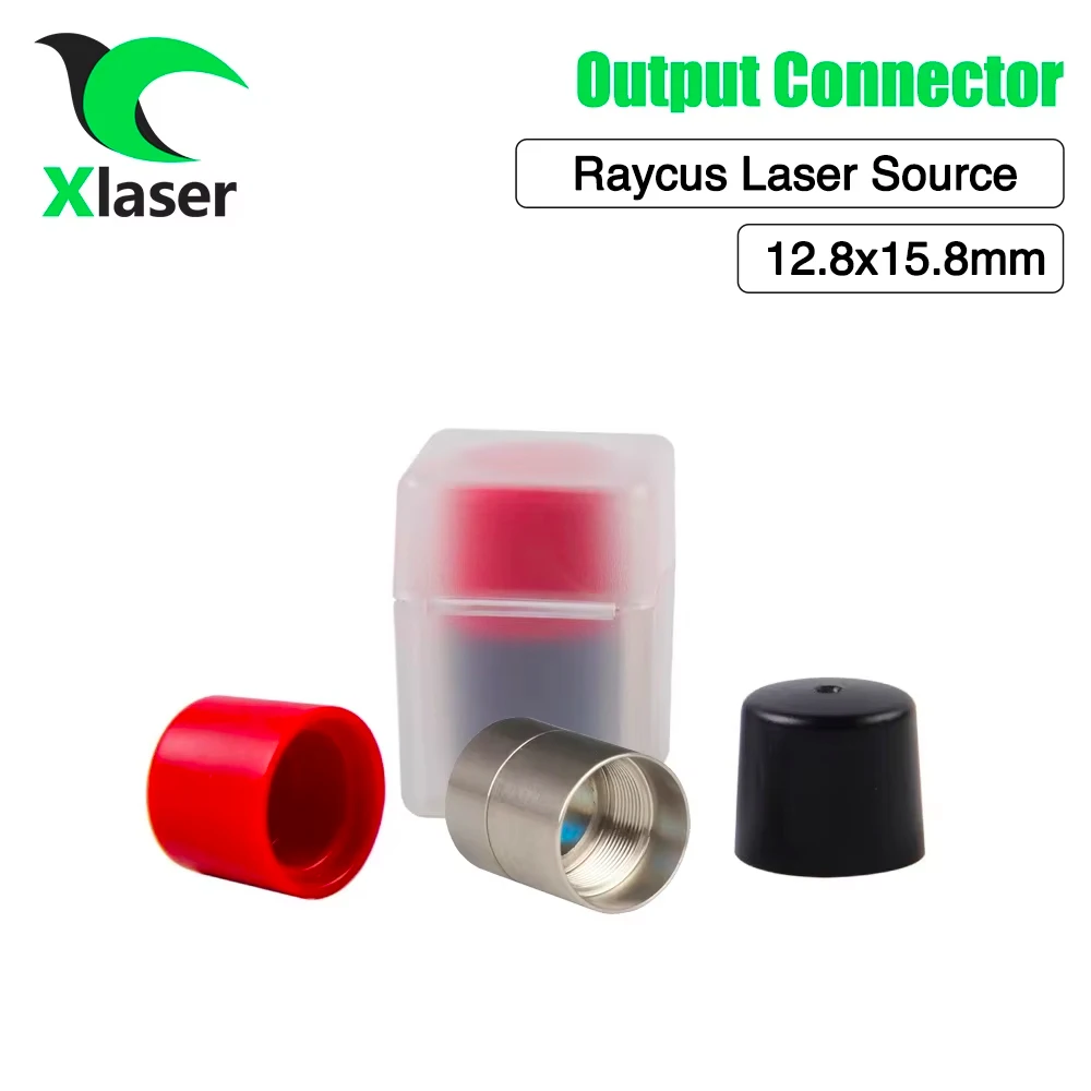 XLaser Raycus Laser Source Output Connector Protective Lens Group 12.8x15.8mm For Raycus Fiber Power Source WSX Laser Cutting