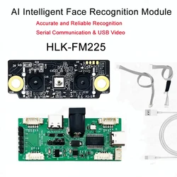 Hi-Link Face Recognition Module FM225 3D Face Recognition Camera Live Detection AI Smart Offline Serial Communicate & USB Video