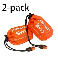 Emergency Sleeping Bag Survival Blanket Thermal Mylar Bivy Sack Lightweight Waterproof Portable Shelter For Camping Hiking 4
