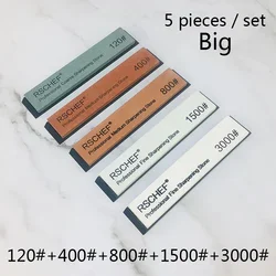 120#400#800#1500#3000# Professional Knife Sharpener Set Sharpening Stone Wetstone Sharpening System Kitchen Tools