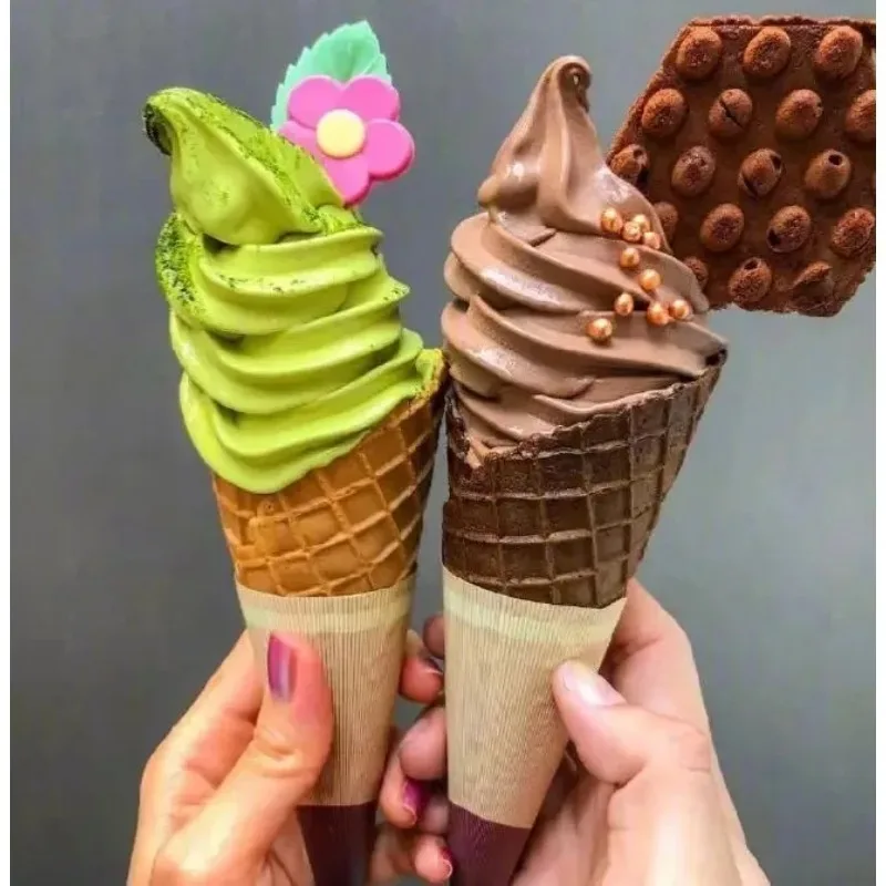 Industrial  3 Flavor  Countertop Soft Serve Cream Machine