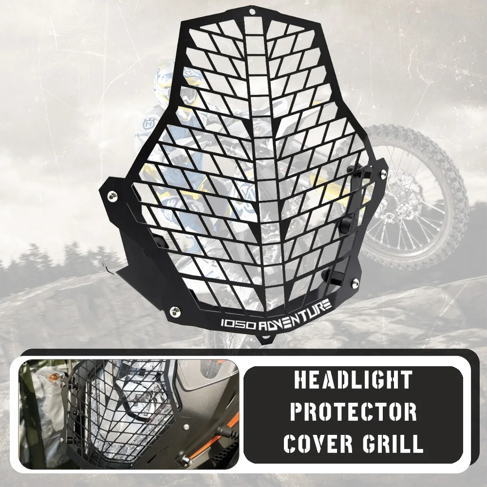 

For KTM 1290SUPERADV 1050 1090 1190 R / L ADV 1290 Super Adventure Front Head Light Lamp Guard Headlight Protector Cover Grill