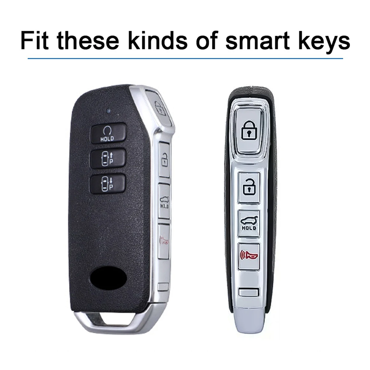 For Kia Sportage NQ5 K5 K8 EV6 Sorento Seltos Optima Niro 2022-2025 Car Key Shell Transparent Black Protector Cover Case