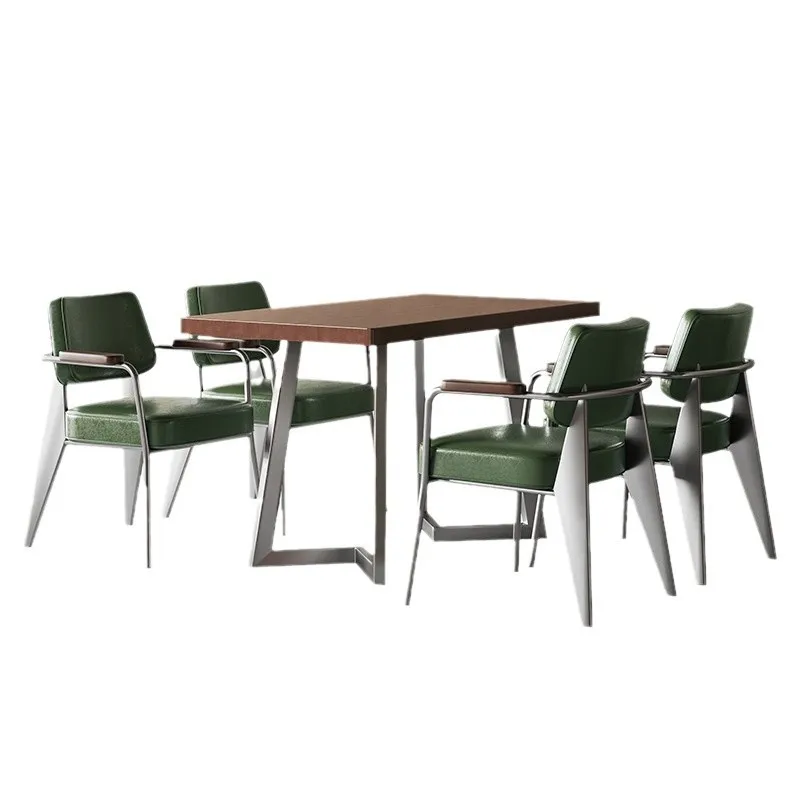 Nordic solid wood hotel table, tea restaurant, dining table, minimalist dessert shop, commercial negotiation meal