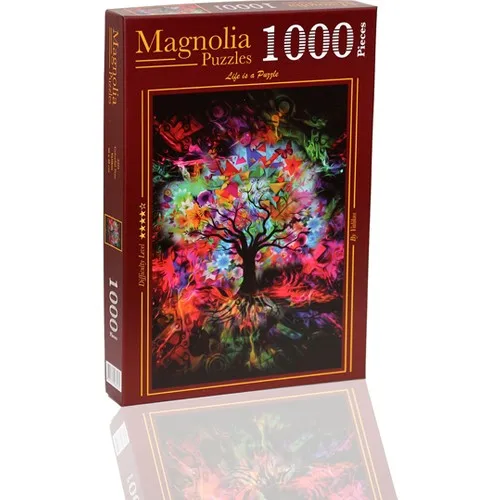 Magnolia Puzzle - 1000 Piece Jigsaw Puzzle-Colorful Tree-Colorful Tree - 2331