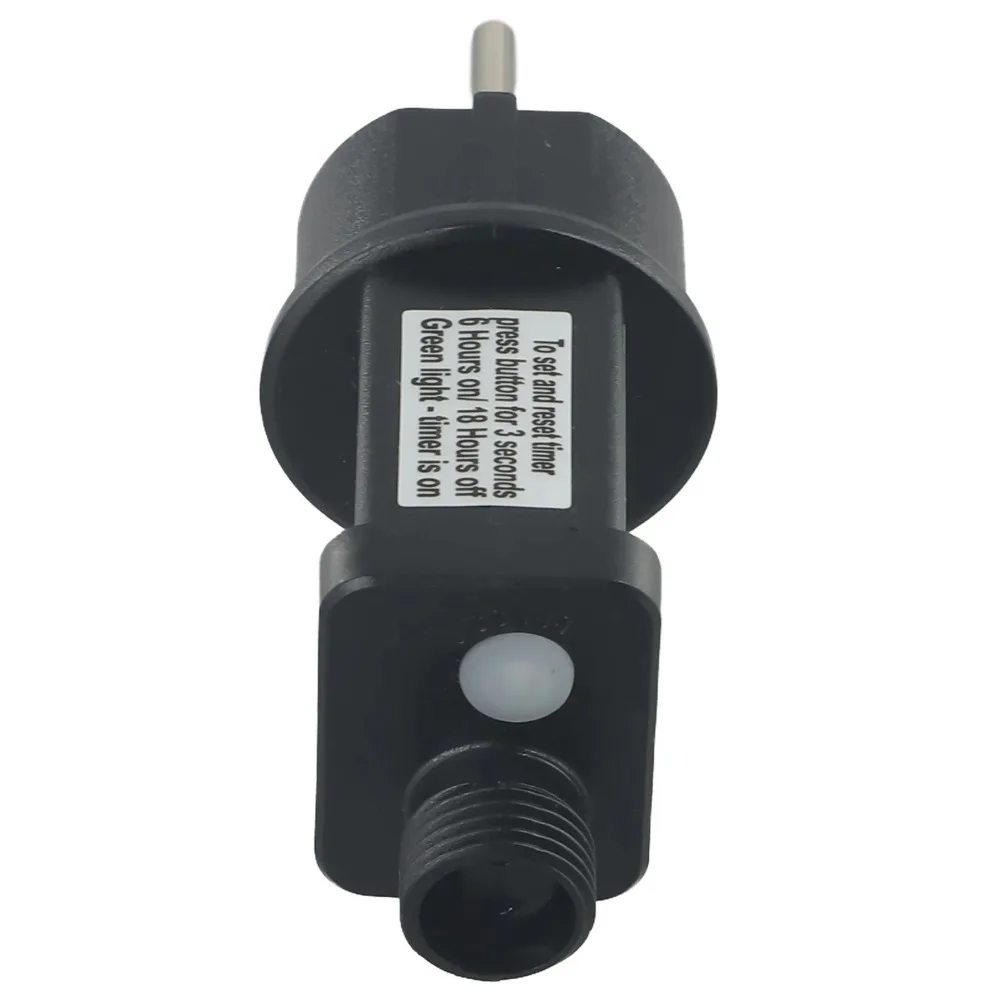 31V 6W Power Supply Adapter IP44 Black LED Transformer Replacement ABS EU Plug Fairy Lights Power Supply