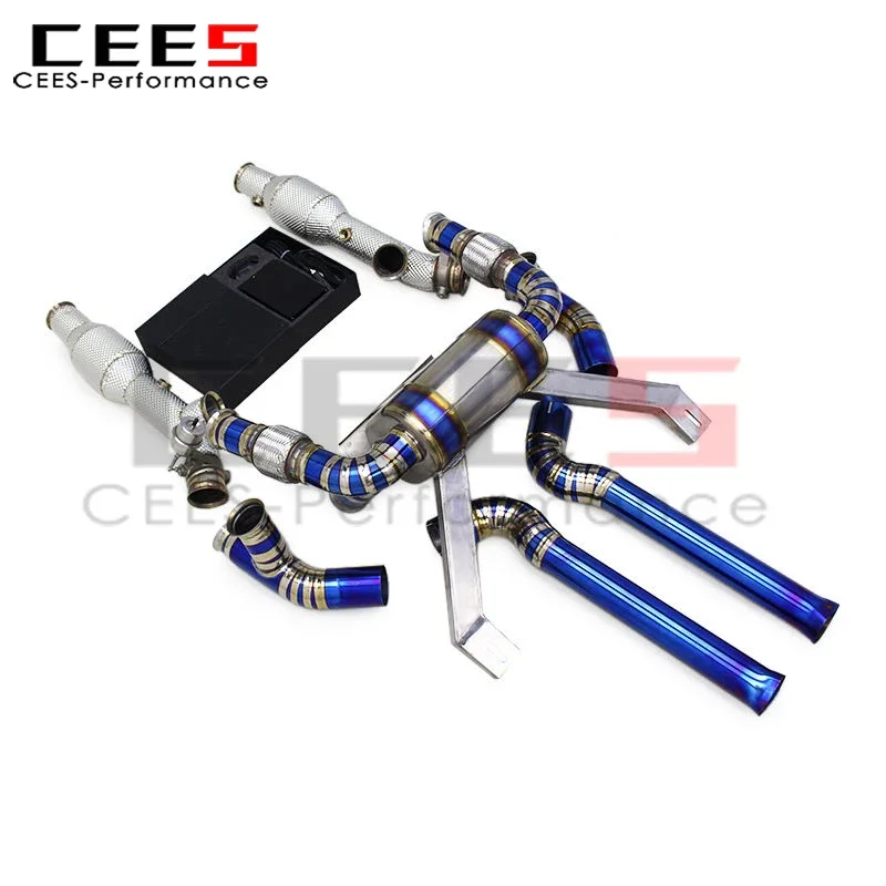 

CEES Full Exhaust Downpipe for Lamborghini Murcielago LP620/LP640/LP670 V12 6.2 2006-2016 Escape Valve Catback Exhaust
