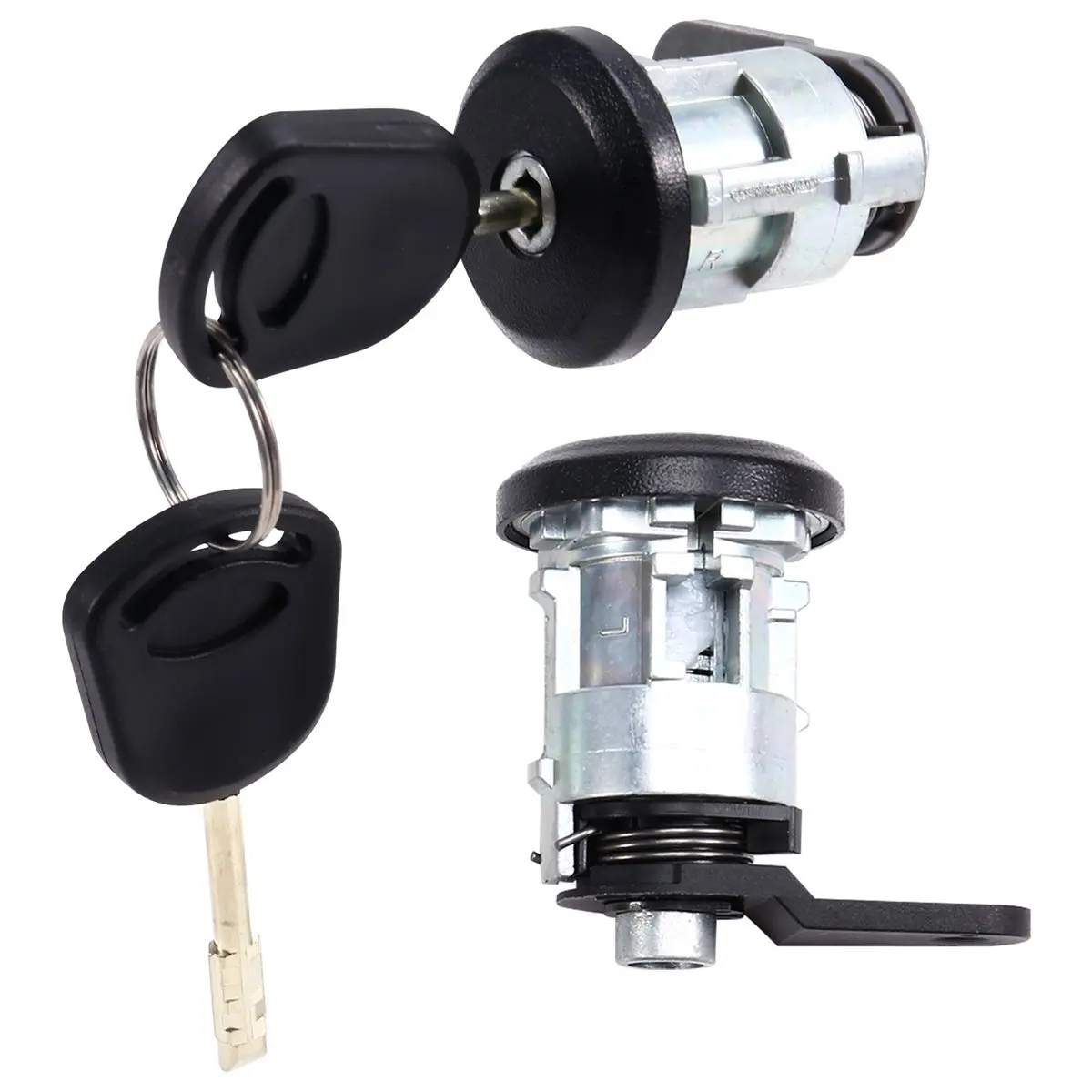 B09A Car Door Lock Barrel Set with Keys Car Door Lock Cylinder 96FGA22050CGPA 191564789897 for Ford Fiesta 1995-2002