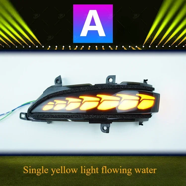 

For Lexus LX570 Rearview Mirror Loong Scales Running Turn Signal Light A Touch of Blue Modification
