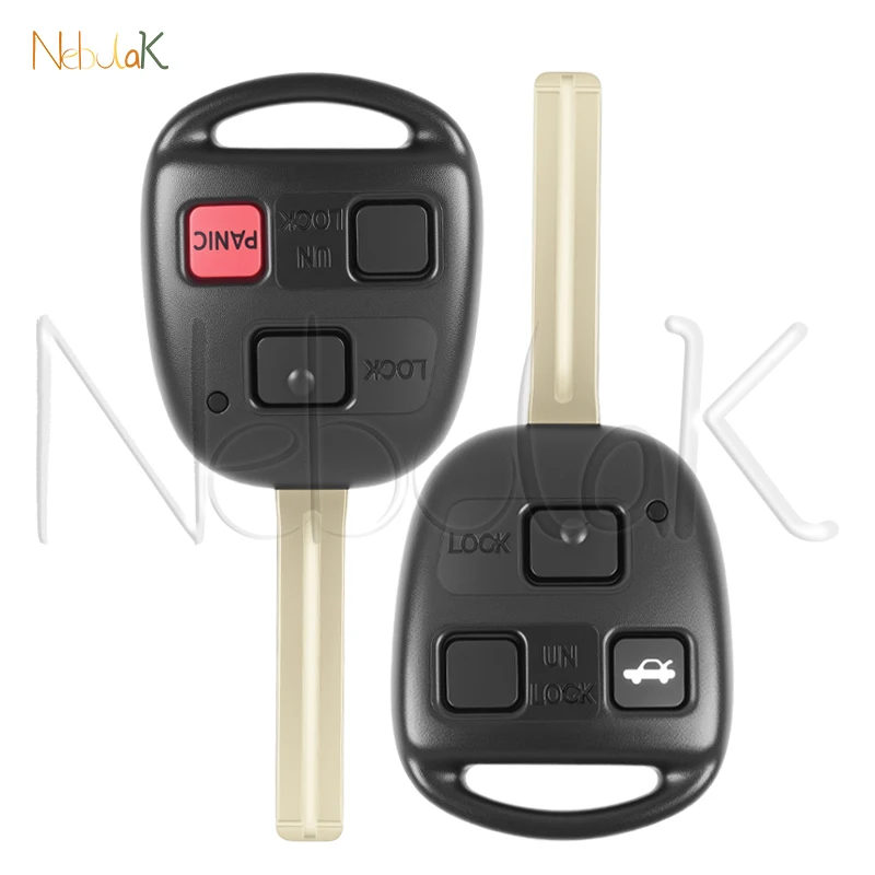 Remote Key 4D68 4C Chip For Lexus LS430 IS300 RX400h RX350 GX470 RX330 LS430 ES300 ES330 314.4MHz HYQ12BBT Car Fob 89070-48821